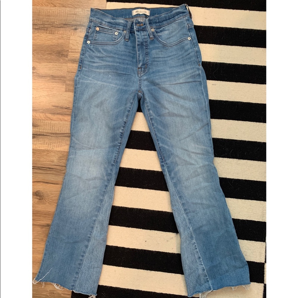 Madewell Cali Demi Boot Crop Jeans